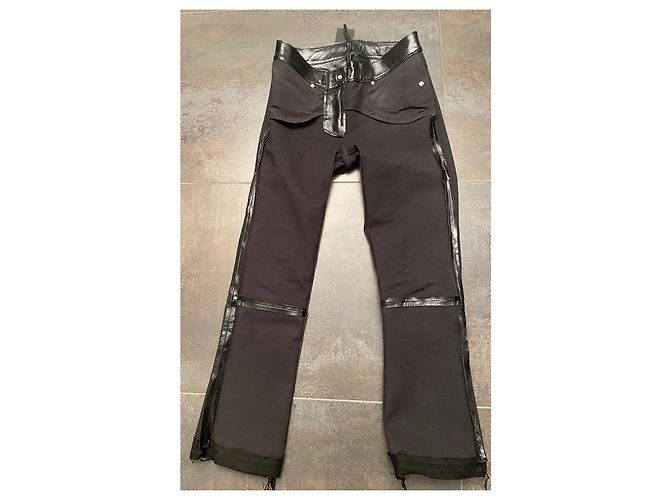 Pantalones RTA de charol negro - vista 4