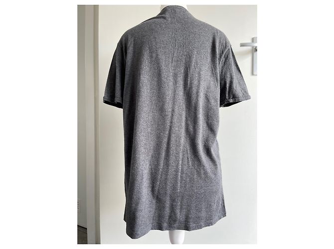 T-shirt Gucci in cotone grigio da uomo - vista 3