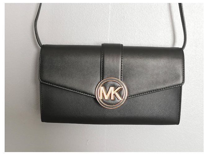 Michael Kors Schultertasche Clutch Schwarz - Ansicht 9