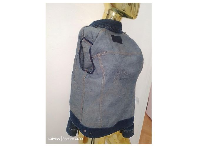 #gucci#chaqueta#jeans#abrigo#38#36#milisegundo Azul marino - vista 11
