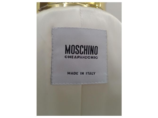 #moschino#lana#parkas#abrigo#negro#crema#38#metro - vista 6