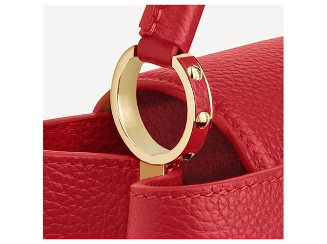 Louis Vuitton LV Capucines BB rosso scarlatto - vista 2