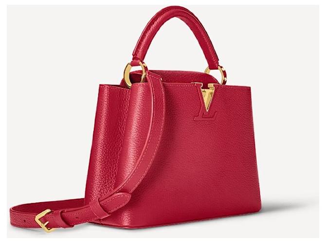 Louis Vuitton LV Capucines BB rosso scarlatto - vista 4