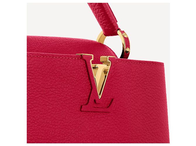 Louis Vuitton LV Capucines BB rosso scarlatto - vista 7
