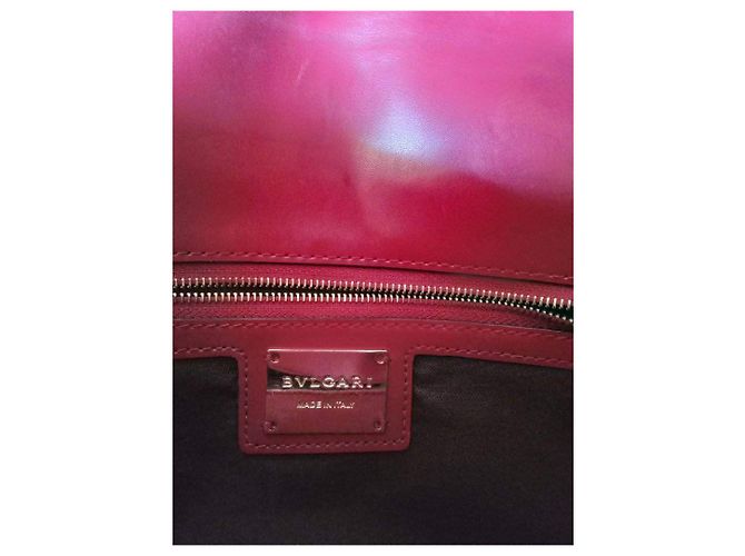 Bulgari Serpenti Ledertasche Rot - Ansicht 4