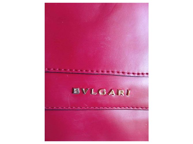 Bulgari Serpenti Ledertasche Rot - Ansicht 5