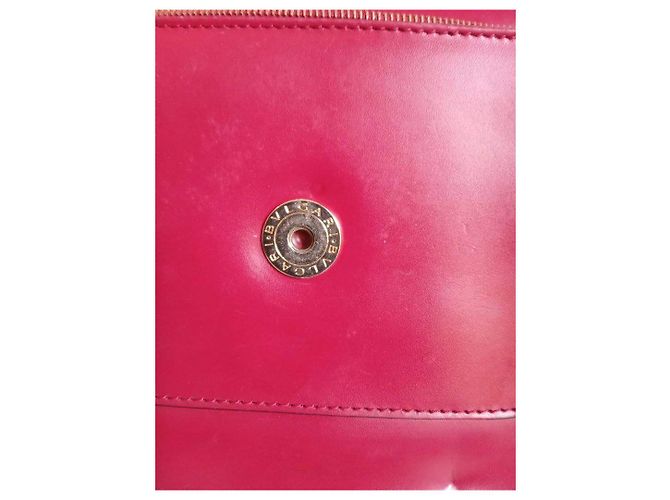 Bulgari Serpenti Ledertasche Rot - Ansicht 7