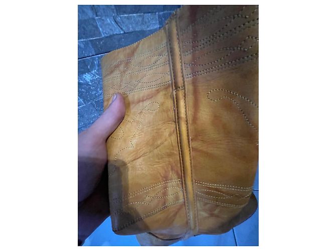 Frye Lederstiefel Beige - Ansicht 5