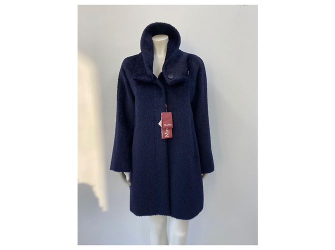 Abrigo Max Mara Studio de alpaca azul oscuro - vista 2
