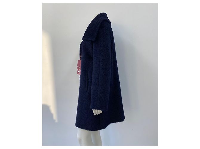 Abrigo Max Mara Studio de alpaca azul oscuro - vista 3