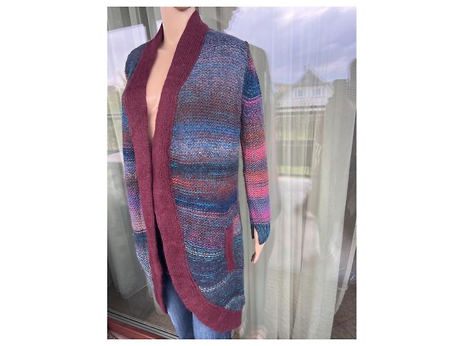 Zadig & Voltaire Yuno Pa Gestreifter Cardigan aus Wollmischung Mehrfarben - Ansicht 3