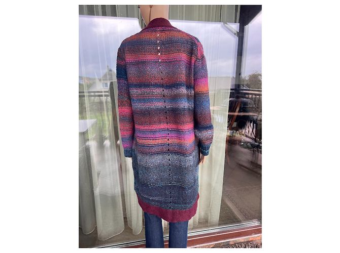 Zadig & Voltaire Yuno Pa Gestreifter Cardigan aus Wollmischung Mehrfarben - Ansicht 4