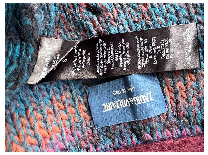 Zadig & Voltaire Yuno Pa Gestreifter Cardigan aus Wollmischung Mehrfarben - Ansicht 6
