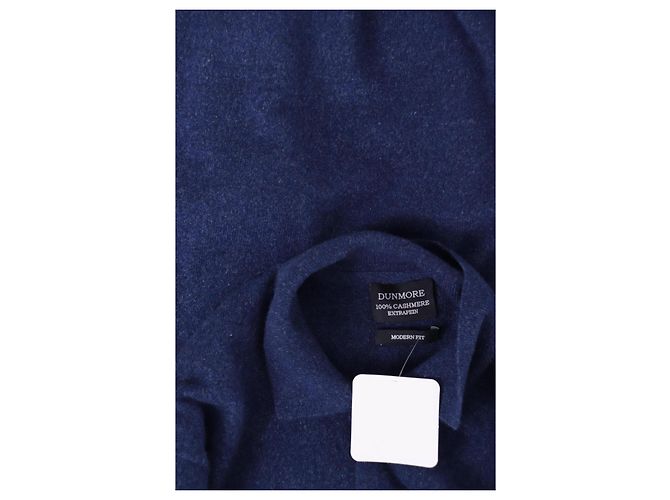 Autre Marque Jersey Dunmore de cashmere Extrafein azul talla 50 - vista 3
