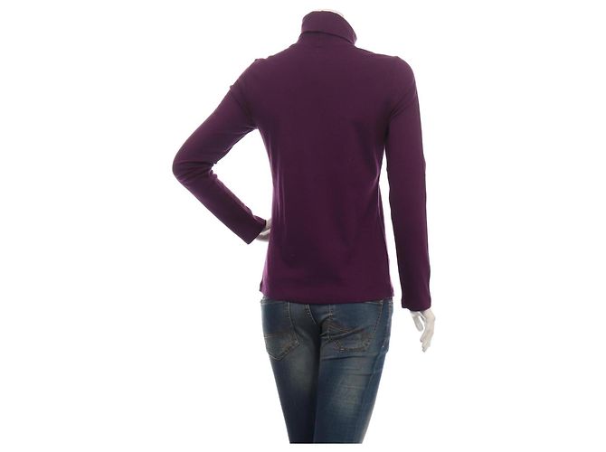 Autre Marque St John's Bay Polo Pullover Lila Baumwolle Größe S - Ansicht 2