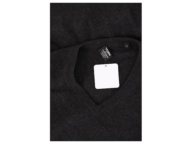 Autre Marque Yorn Kaschmirpullover Schwarz Größe 50 - Ansicht 3
