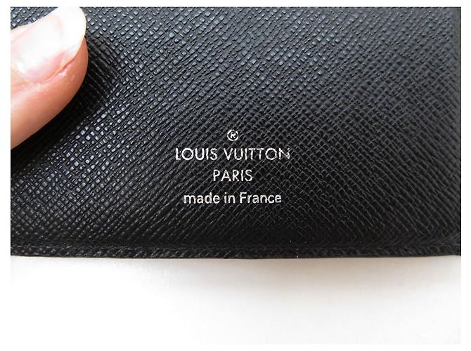 Slender LOUIS VUITTON GELDBÖRSE DAMIER GRAPHITE CANVAS N63261 Brieftasche Kartenhalter Schwarz - Ansicht 3