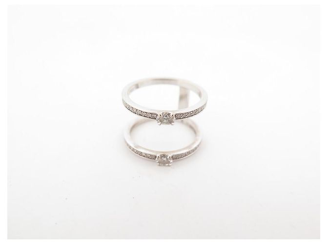 ANILLO REPOSSI HARVEST TAMAÑO PARALELO 55 ORO BLANCO 18k Anillo de oro blanco Plata - vista 2