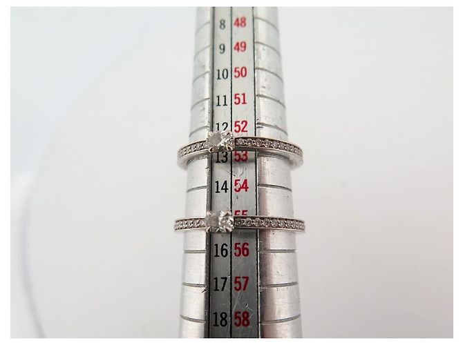 ANILLO REPOSSI HARVEST TAMAÑO PARALELO 55 ORO BLANCO 18k Anillo de oro blanco Plata - vista 6