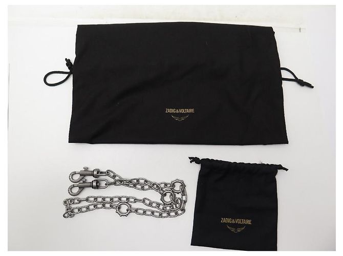 NUOVA BORSA A MANO ZADIG & VOLTAIRE X KATE MOSS BORSA A TRACOLLA UMA NERA - vista 21