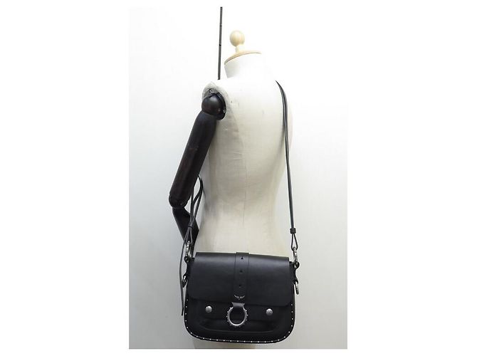 NUOVA BORSA A MANO ZADIG & VOLTAIRE X KATE MOSS BORSA A TRACOLLA UMA NERA - vista 5