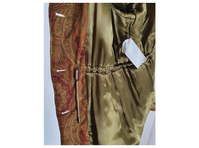 Etro Jacket Multicolore Fur Polyester Polyamide 46 Multiple colors - view 11