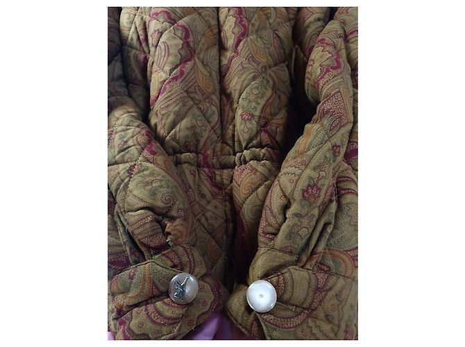 Etro Jacket Multicolore Fur Polyester Polyamide 46 Multiple colors - view 7