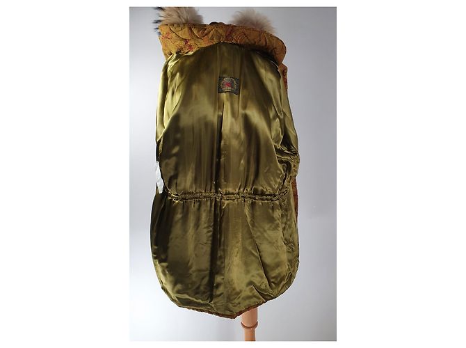 Etro Jacket Multicolore Fur Polyester Polyamide 46 Multiple colors - view 8