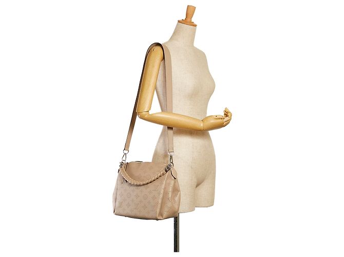Louis Vuitton Marrone Mahina Babylone BB Beige - vista 9