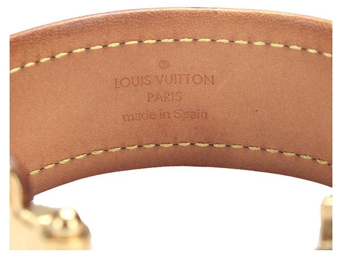 louis vuitton Monogram Save It Brazalete marrón Castaño - vista 4