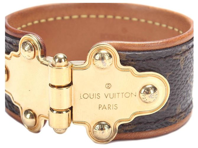 louis vuitton Monogram Save It Brazalete marrón Castaño - vista 7
