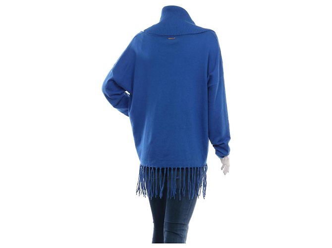 Suéter Polo Michael Kors Azul Mezcla de Angora XL - vista 2