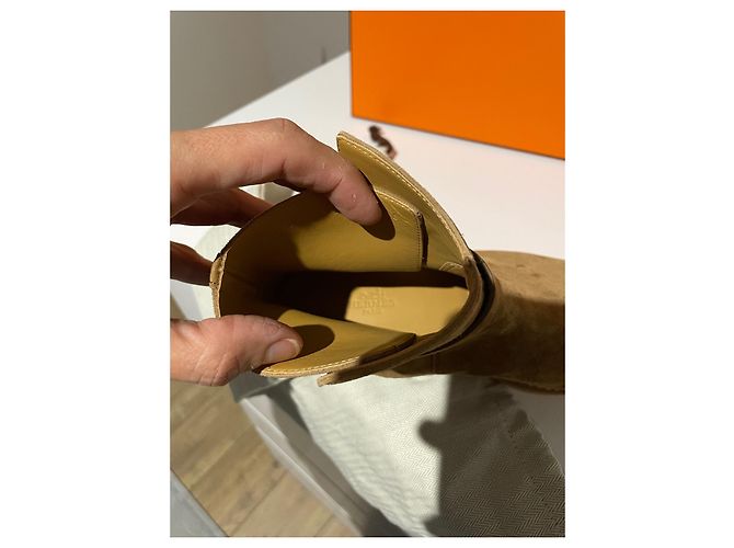 Hermès FOLLOW HERMES botines Caramelo - vista 4