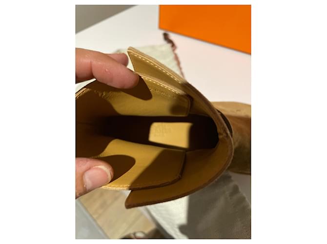 Hermès FOLLOW HERMES botines Caramelo - vista 5