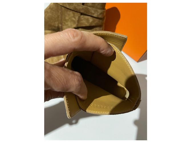 Hermès FOLLOW HERMES botines Caramelo - vista 7