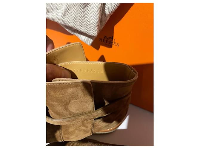 Hermès FOLLOW HERMES botines Caramelo - vista 8