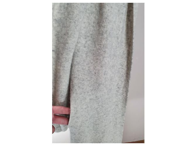 Autre Marque Babaton Hoodie Strickjacke Grau Merino Wolle und Yakwolle - Ansicht 4