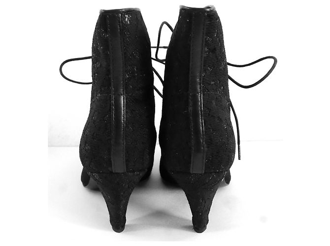 Botines de encaje negro Sabrina de Laurence Dacade - vista 4