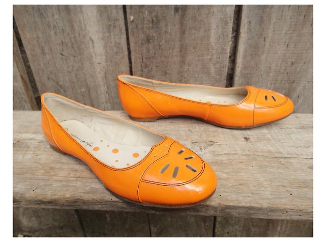 bailarinas Mellow Yellow p 37 Nueva condición Naranja - vista 3