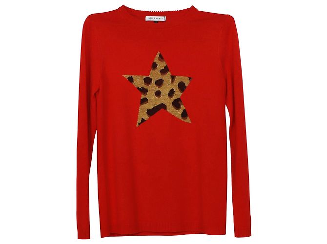 Sudadera con estrella de Bella Freud en algodón rojo Roja - vista 2