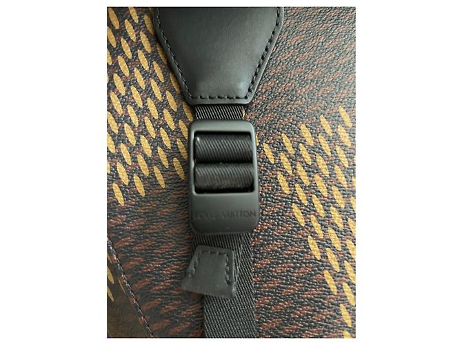 Nigo Christopher borsa zaino lv monogram Louis Vuitton damier Marrone - vista 10