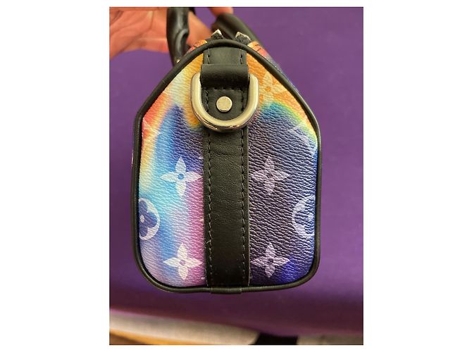 Abbesses Keepall Xs tramonto tie-dye starburst borsa pochette tracolla Louis Vuitton monogram lv - vista 5