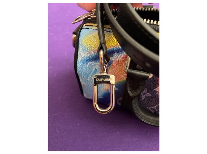 Abbesses Keepall Xs tramonto tie-dye starburst borsa pochette tracolla Louis Vuitton monogram lv - vista 8