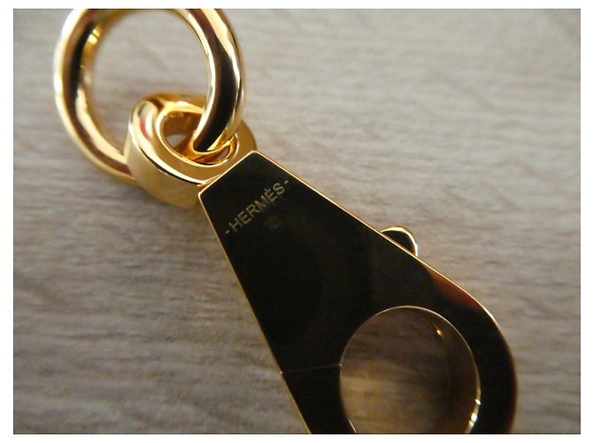 Fucile Hermès in acciaio placcato oro nuovo Gold hardware - vista 2