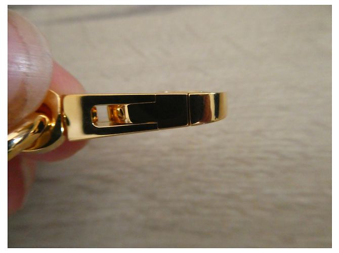Fucile Hermès in acciaio placcato oro nuovo Gold hardware - vista 3
