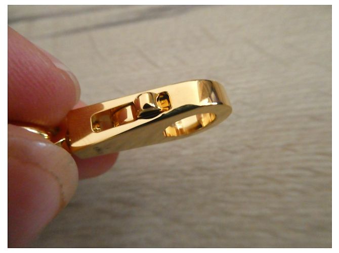 Fucile Hermès in acciaio placcato oro nuovo Gold hardware - vista 4