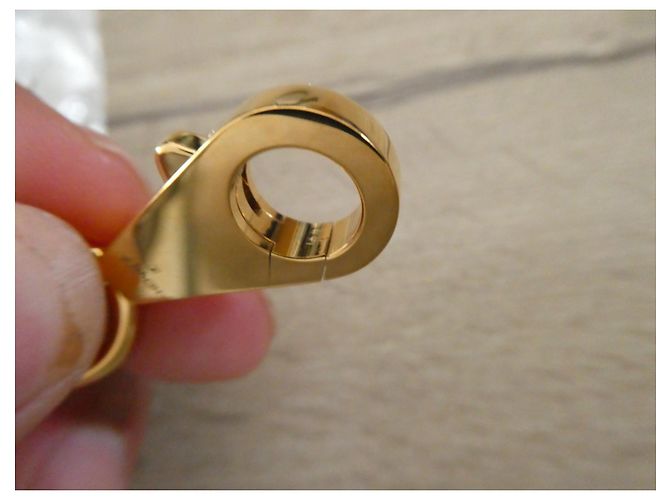 Fucile Hermès in acciaio placcato oro nuovo Gold hardware - vista 5