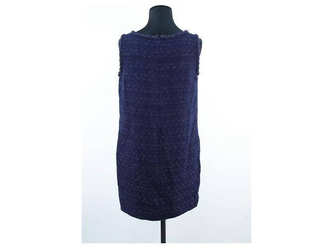 Vestido de Chanel 38 Azul - vista 3
