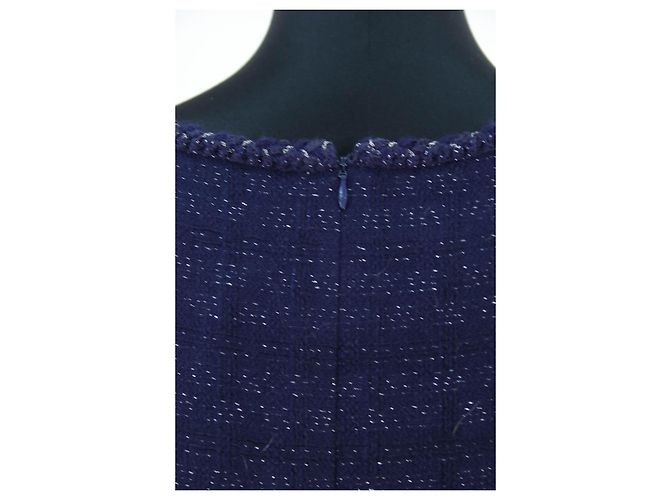 Vestido de Chanel 38 Azul - vista 4