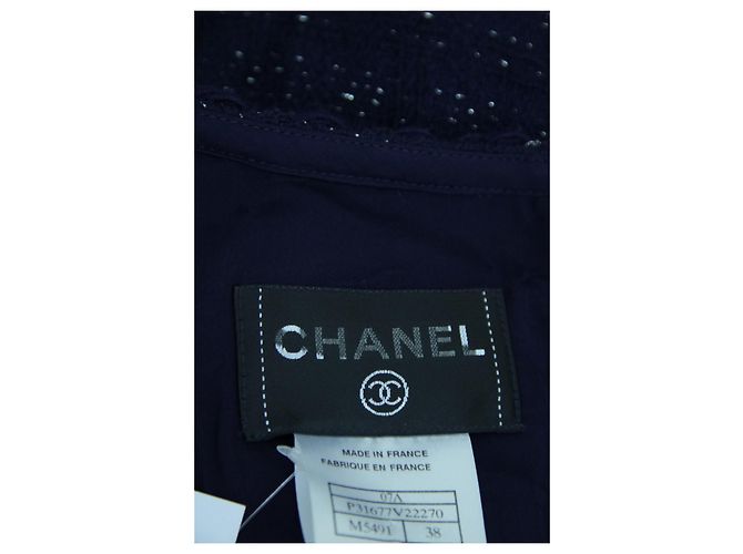 Vestido de Chanel 38 Azul - vista 5